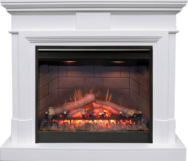 Каминокомплект Coventry - Белый с очагом Symphony 26'' DF2608-INT в Сыктывкаре