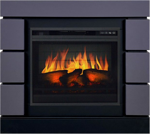 Каминокомплект Modern SFT (Разборный) - Серый графит с очагом Vision 23 EF LED 3D FX в Сыктывкаре