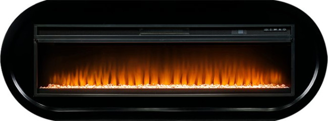 Каминокомплект Ellipse - Черный с очагом Vision 60 LED в Сыктывкаре