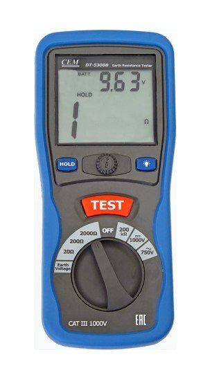 Измеритель сопротивления заземления CEM DT-5300B в Сыктывкаре