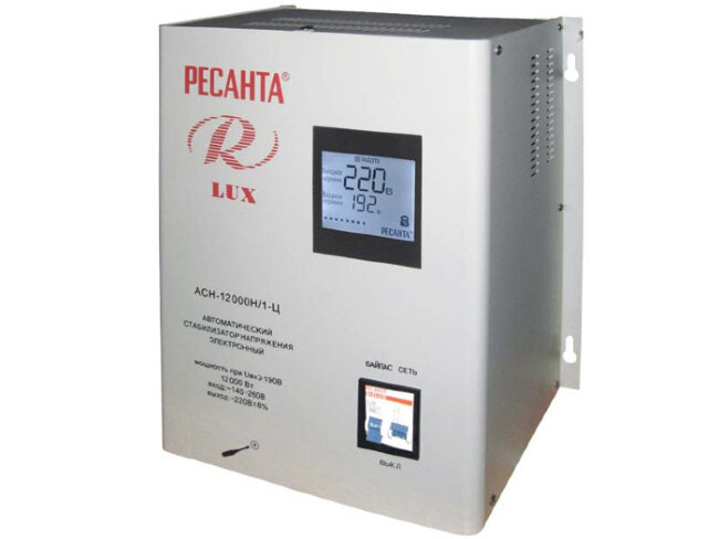 Стабилизатор напряжения серии LUX РЕСАНТА АСН-12000Н/1-Ц в Сыктывкаре