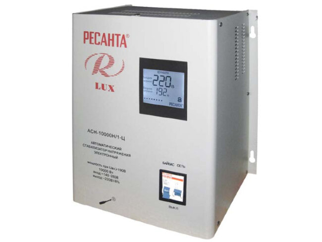 Стабилизатор напряжения серии LUX РЕСАНТА АСН-10000Н/1-Ц в Сыктывкаре