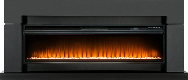 Каминокомплект Lindos Graphite Grey (линейный) с очагом Vision 60 LED в Сыктывкаре