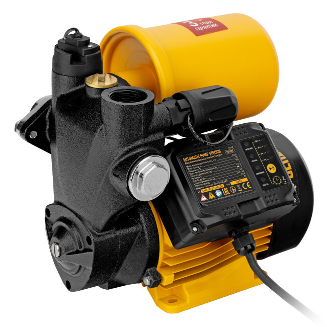 Насосная станция PS500C, 500 Вт, напор 35 м, 2200 л/ч, ресивер 2 л, блок управления Denzel в Сыктывкаре