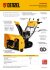 Бензиновая снегоуборочная машина SBM 610DT PRO, 212cc, гусеницы, эл.старт, блок. дифф. Denzel в Сыктывкаре