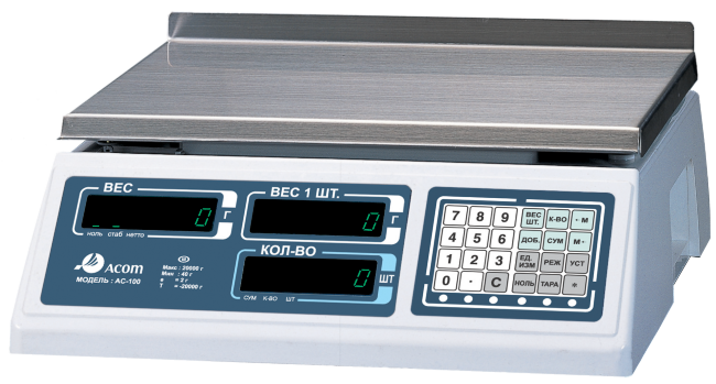 Весы Acom AC-100-5 RS232C в Сыктывкаре