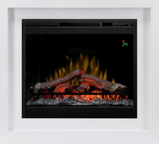 Каминокомплект Bronx - Белый с очагом Symphony 26'' DF2624L-INT в Сыктывкаре