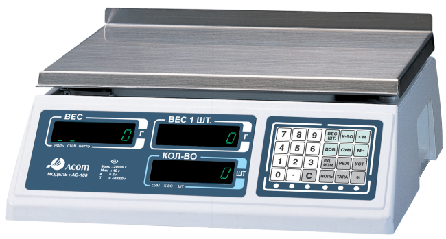 Весы Acom AC-100-30 RS232C в Сыктывкаре