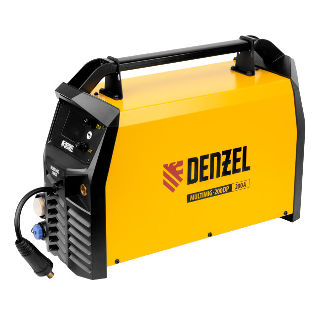 Аппарат инвертор. полуавтомат. сварки MultiMIG-200DP Synergy Double Pulse, 200 А, ПВ 80% Denzel в Сыктывкаре