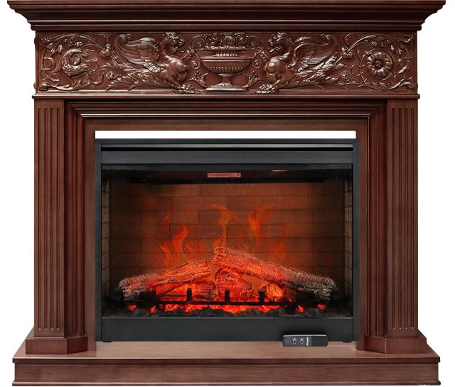 Каминокомплект Palace - Темный дуб с очагом Symphony 30'' DF3020-EU в Сыктывкаре