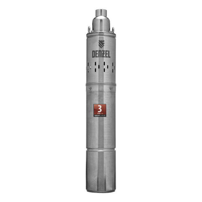 Скважинный насос DWS-4-100, винтовой, диаметр 4", 800 Вт, 1700 л/ч, напор 100 м Denzel в Сыктывкаре