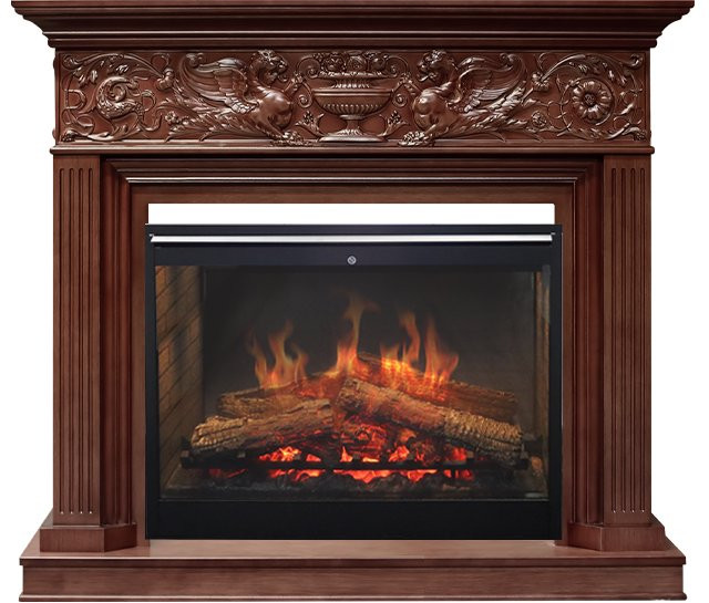 Каминокомплект Palace - Темный дуб с очагом Symphony 30'' DF3020-INT в Сыктывкаре