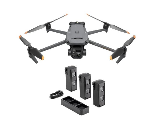 Квадрокоптер DJI Mavic 3 Thermal (Universal Edition) + Комплект аккумуляторов DJI Mavic 3 Enterprise Series Battery Kit в Сыктывкаре