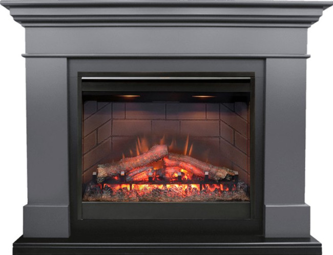 Каминокомплект California Graphite Gray - Серый графит с очагом Symphony 26'' DF2608-INT в Сыктывкаре