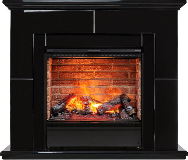 Каминокомплект Suite Black - Черный лак с очагом Engine 56-600 BB в Сыктывкаре