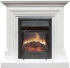 Каминокомплект Bradford - Белый с очагом Majestic FX Black в Сыктывкаре