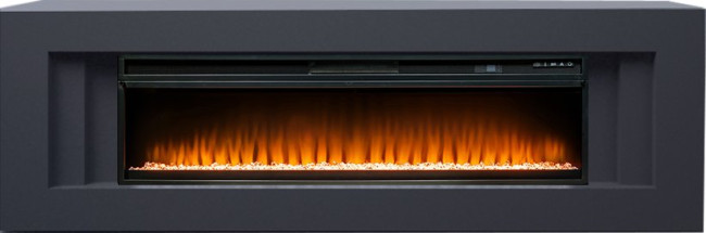 Каминокомплект Line 60 SFT (Разборный) - Серый графит с очагом Vision 60 LED в Сыктывкаре