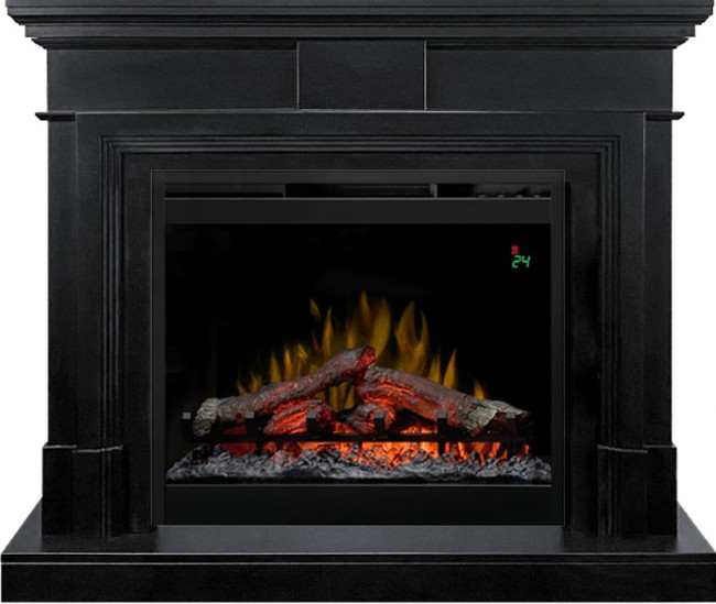 Каминокомплект Coventry - Черный с очагом Symphony 26'' DF2624L-INT в Сыктывкаре