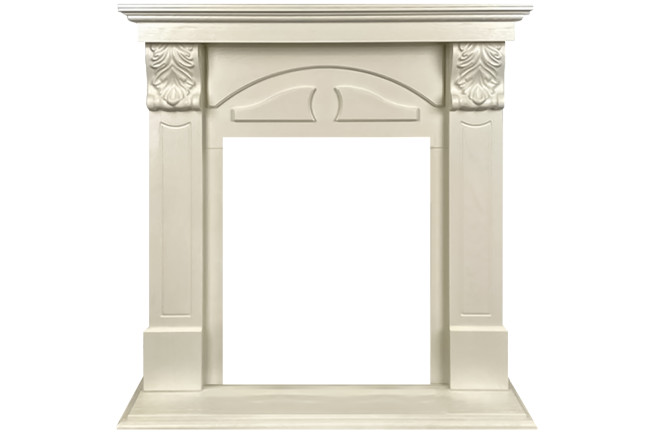 Портал Royal Flame Dublin (деревянный) RUSTIC (Разборный) - Слоновая кость в Сыктывкаре