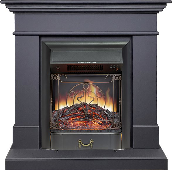 Каминокомплект California SFT (Разборный) - Серый графит с очагом Majestic FX Black в Сыктывкаре