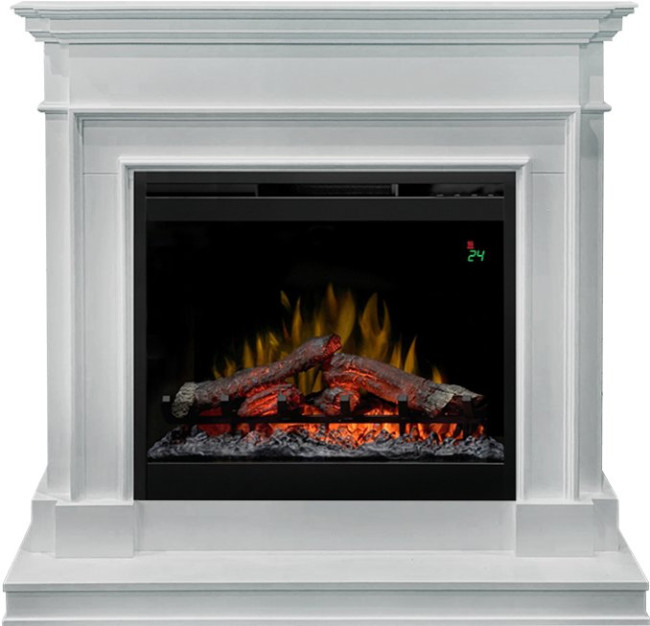 Каминокомплект Newport - Белый с очагом Symphony 26'' DF2624L-INT в Сыктывкаре