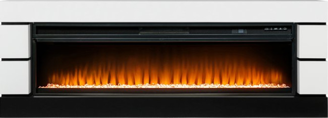 Каминокомплект Modern 60 SFT (Разборный) - Белый с черным с очагом Vision 60 LED в Сыктывкаре