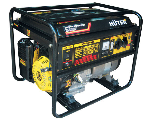 Портативный бензогенератор HUTER DY5000L в Сыктывкаре