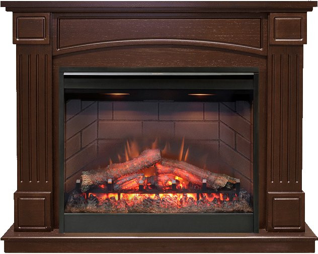 Каминокомплект Boston - Темный дуб с очагом Symphony 26'' DF2608-INT в Сыктывкаре