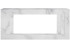 Каминокомплект Line 42 SFT White Marble (Разборный) - Белый мрамор с очагом Vision 42 LOG LED в Сыктывкаре