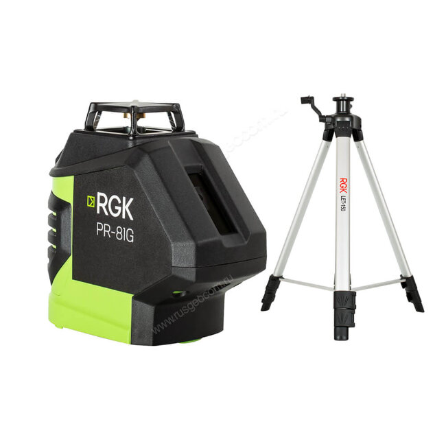 Комплект: лазерный уровень RGK PR-81G + штатив RGK LET-150 в Сыктывкаре