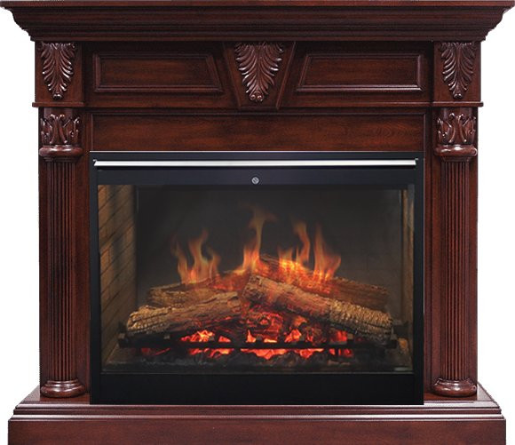 Каминокомплект Sheffield - Темная вишня с очагом Symphony 30'' DF3020-INT в Сыктывкаре
