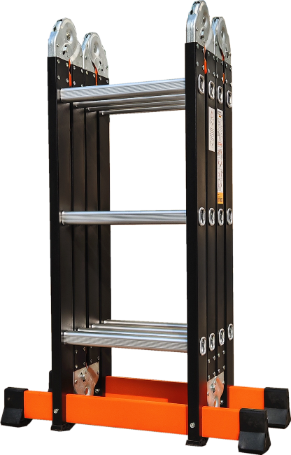 Лестница трансформер стальная, алюминиевые ступени 4x5 ТАЛМЕТ/TALMET TM-505С в Сыктывкаре